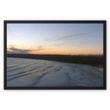 "Parallels" Framed Canvas